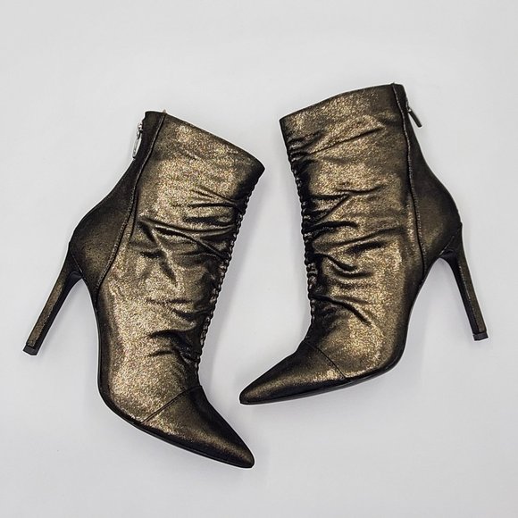 Nine West Shimmery Stiletto Booties - NWOT - Picture 9 of 17